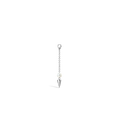 Pearl and Short Spike Pendulum Charm
