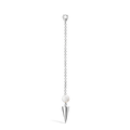Pearl and Long Spike Pendulum Charm