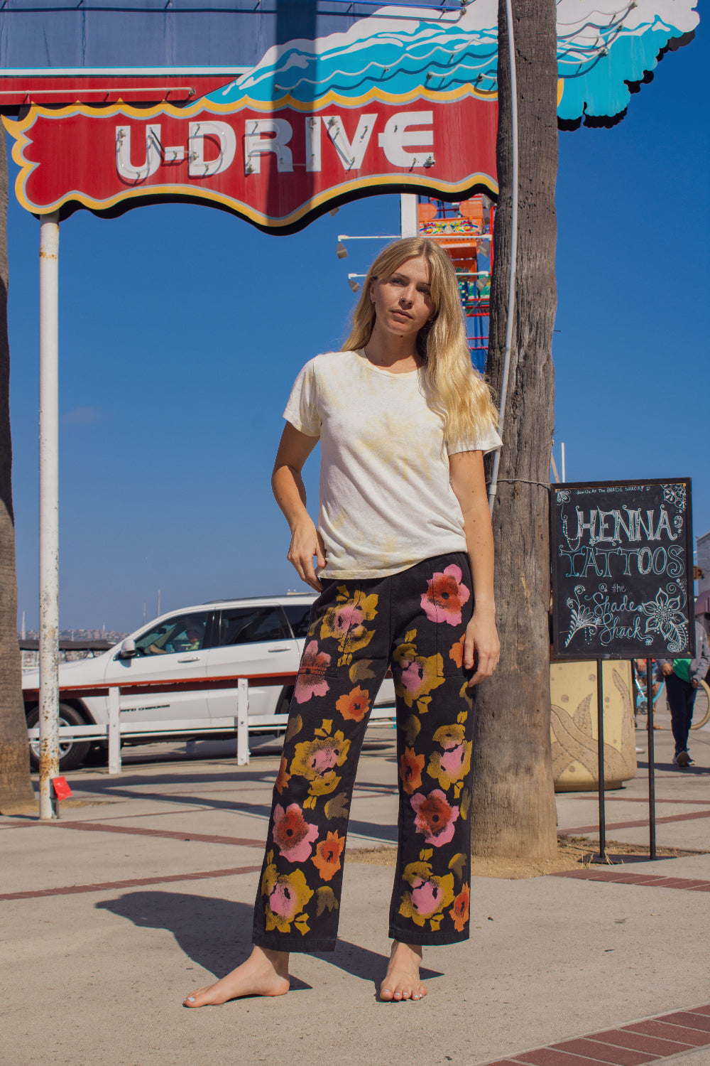 Floral Ocean Pant