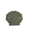 Rayburn Waffle Jacquard Crew SMP - Olive