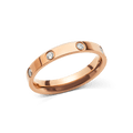 Classic Lumine Ring Rose Gold  4mm