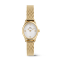 Ophelia Mini Mesh White Gold