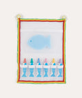 Kitpas Rice Wax for Bath Set w/ Blue Sponge