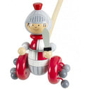 Push Along Wooden Knight