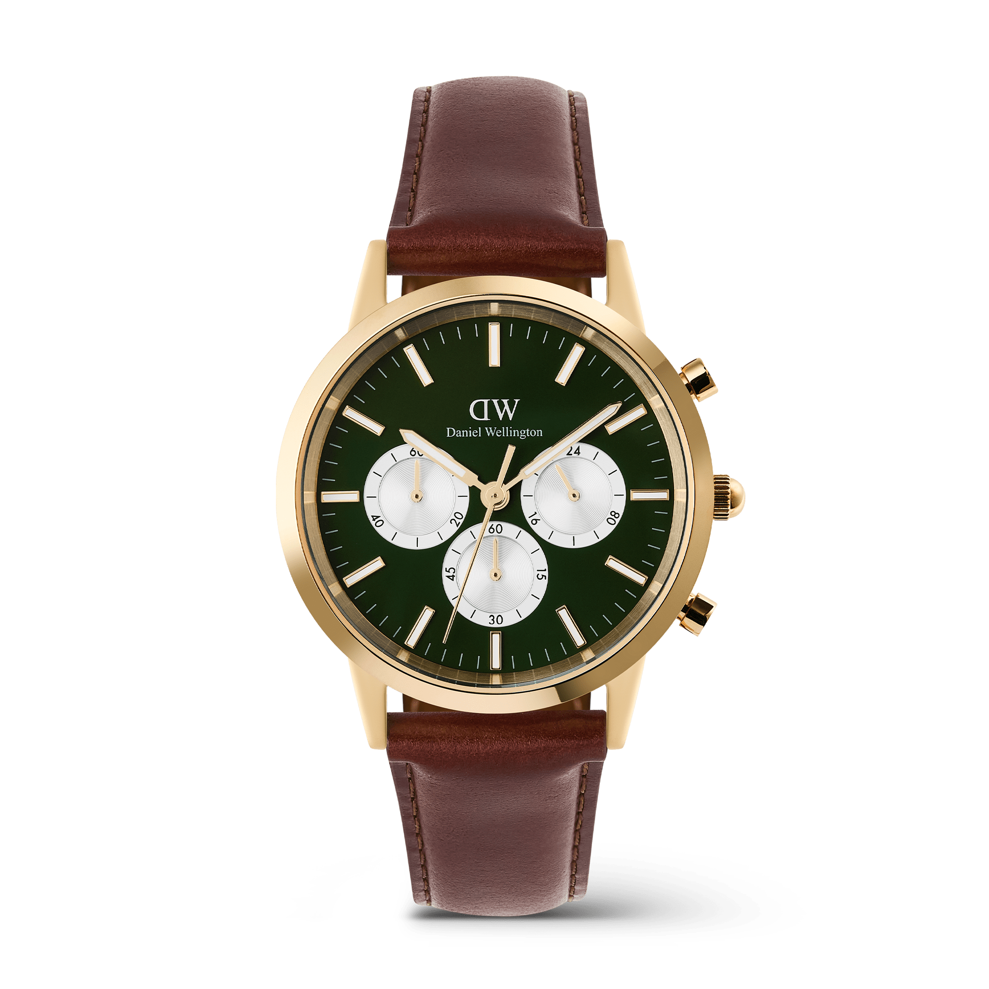 Iconic Chronograph  St Mawes Emerald Panda Gold