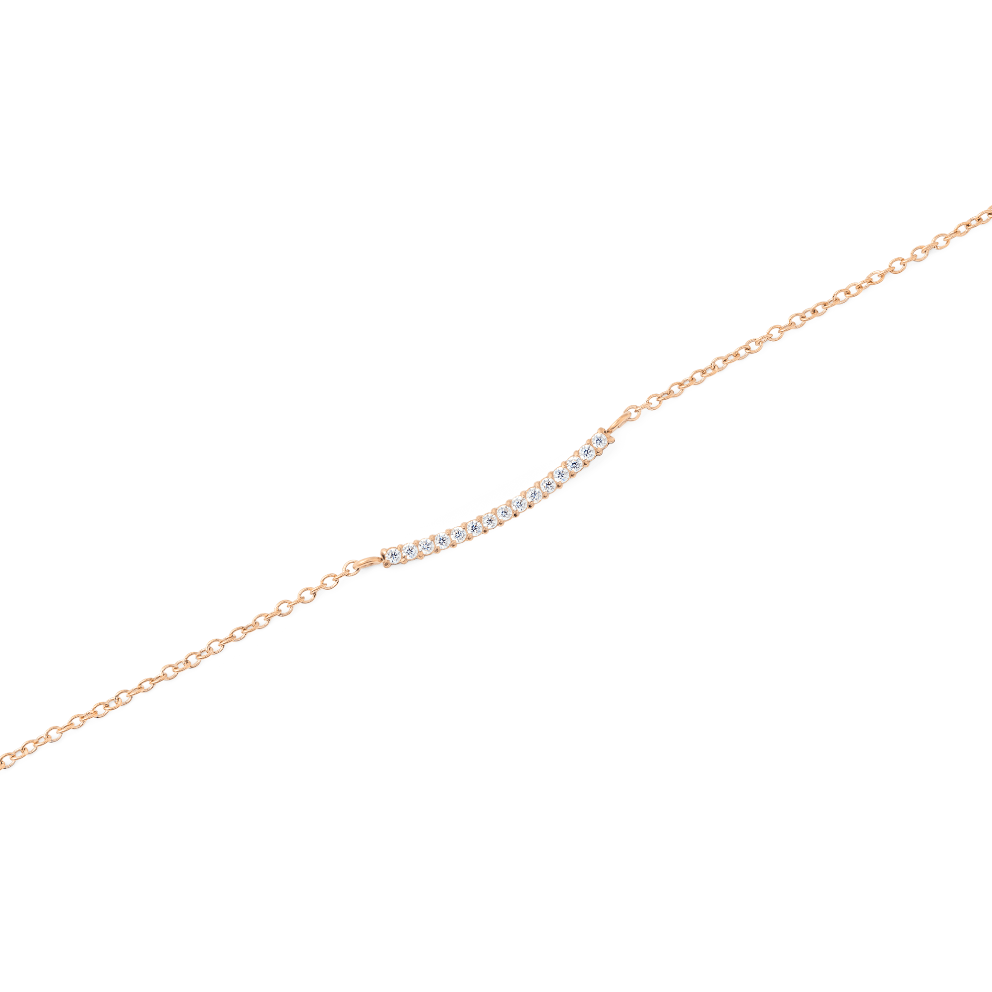 Mirelle Eternity Necklace Rose Gold