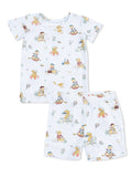 Short Loungewear Set, Lake Buddy Dogs
