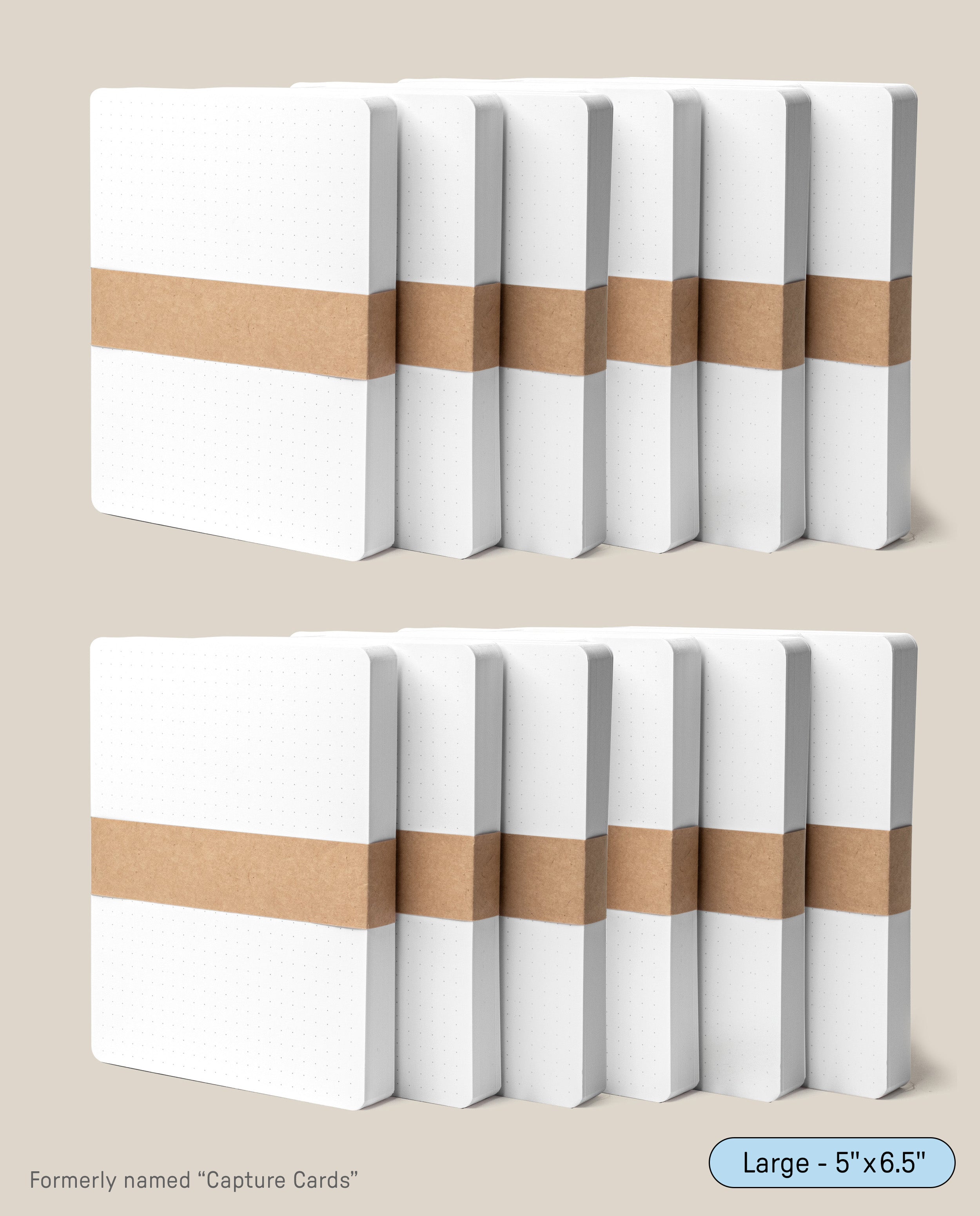 Analog Dot Grid Cards - Large (12-Pack)