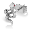 Snake with Ruby Eyes Earstud