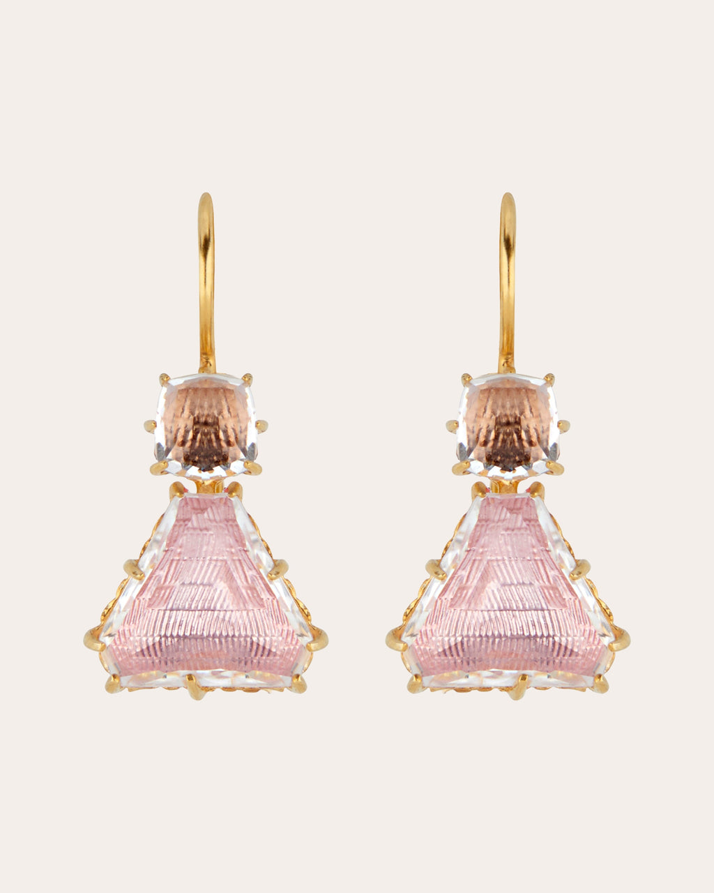 Caterina Geometric Drop Earrings