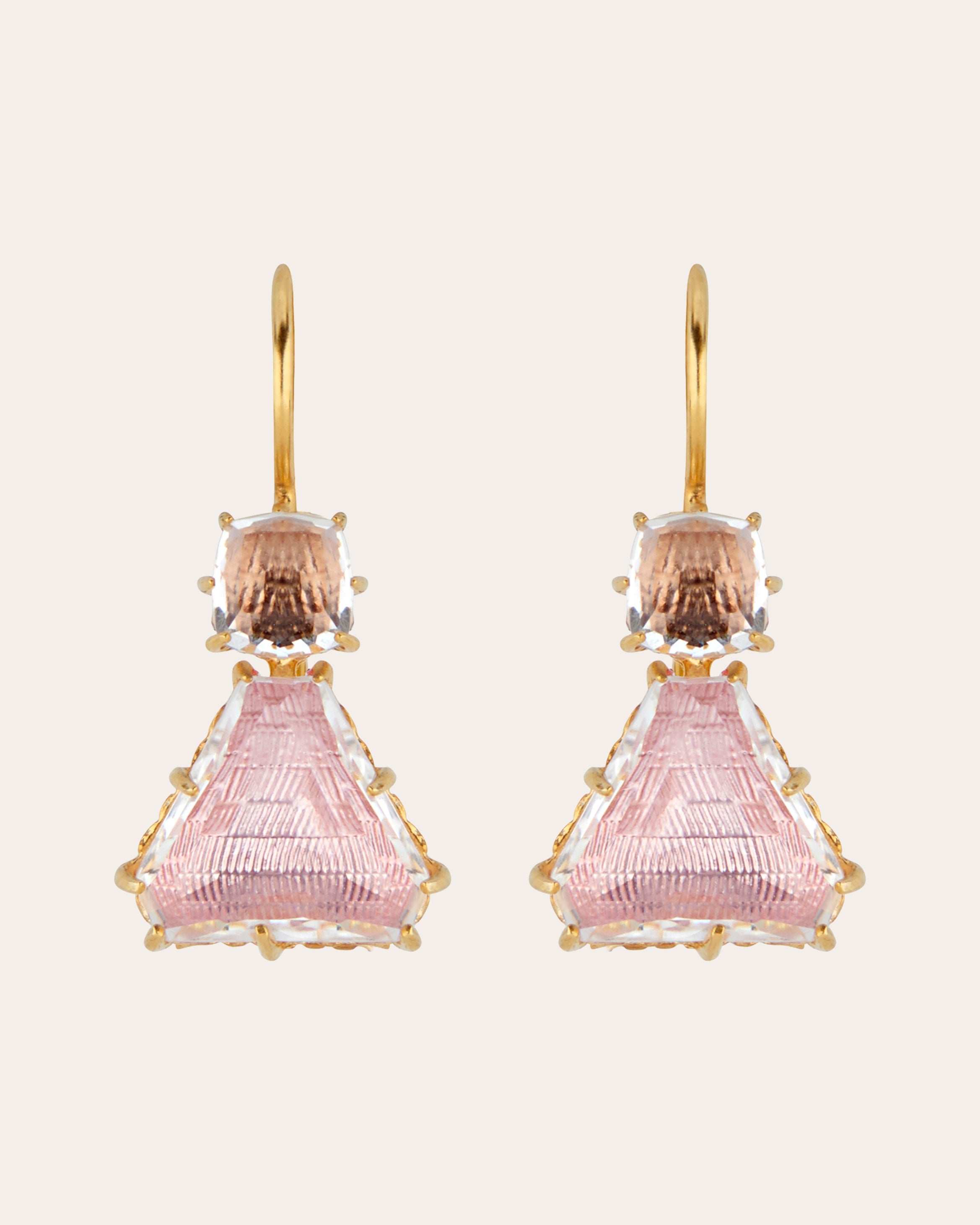 Caterina Geometric Drop Earrings