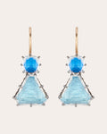 Caterina Geometric One-Drop Earrings