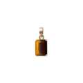 Tiger eye Octagon Gold Charm
