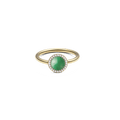 Audrey Ring Jade Gold