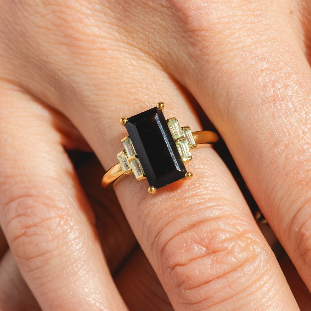 Bold Baguette Statement Ring