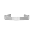 Line Cuff Brushed Silver