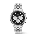 Iconic Chronograph Arch 5-Link Onyx Panda Silver