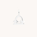 Libra Zodiac Charm 9k White Gold