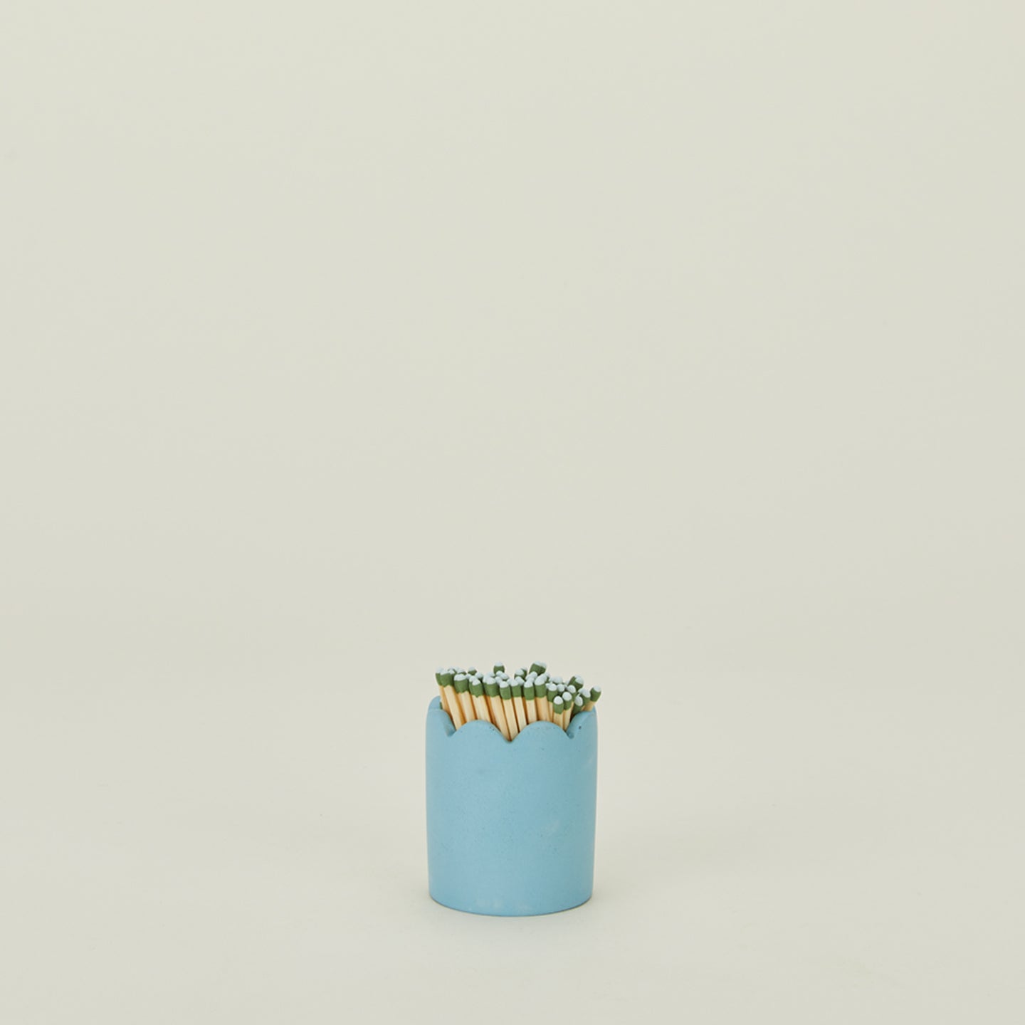 Scalloped Match Striker - Baby Blue