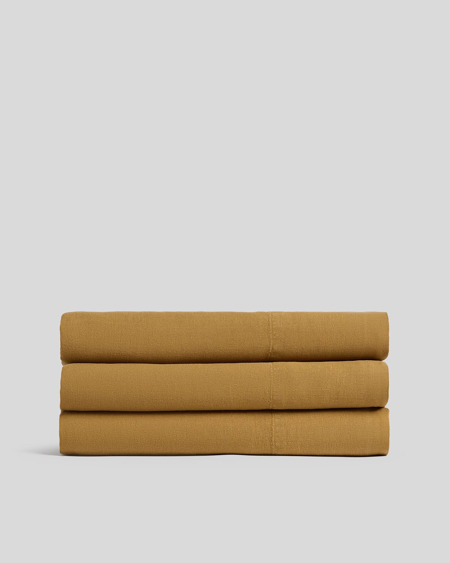 Linen Fitted Sheet - FINAL SALE (Honey)