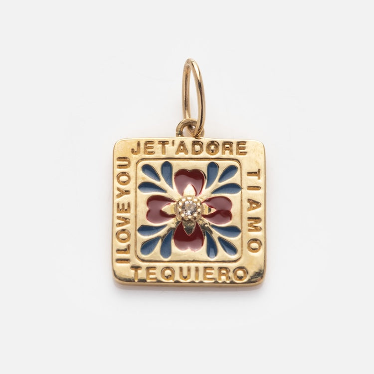 Solid Gold Statement Charm