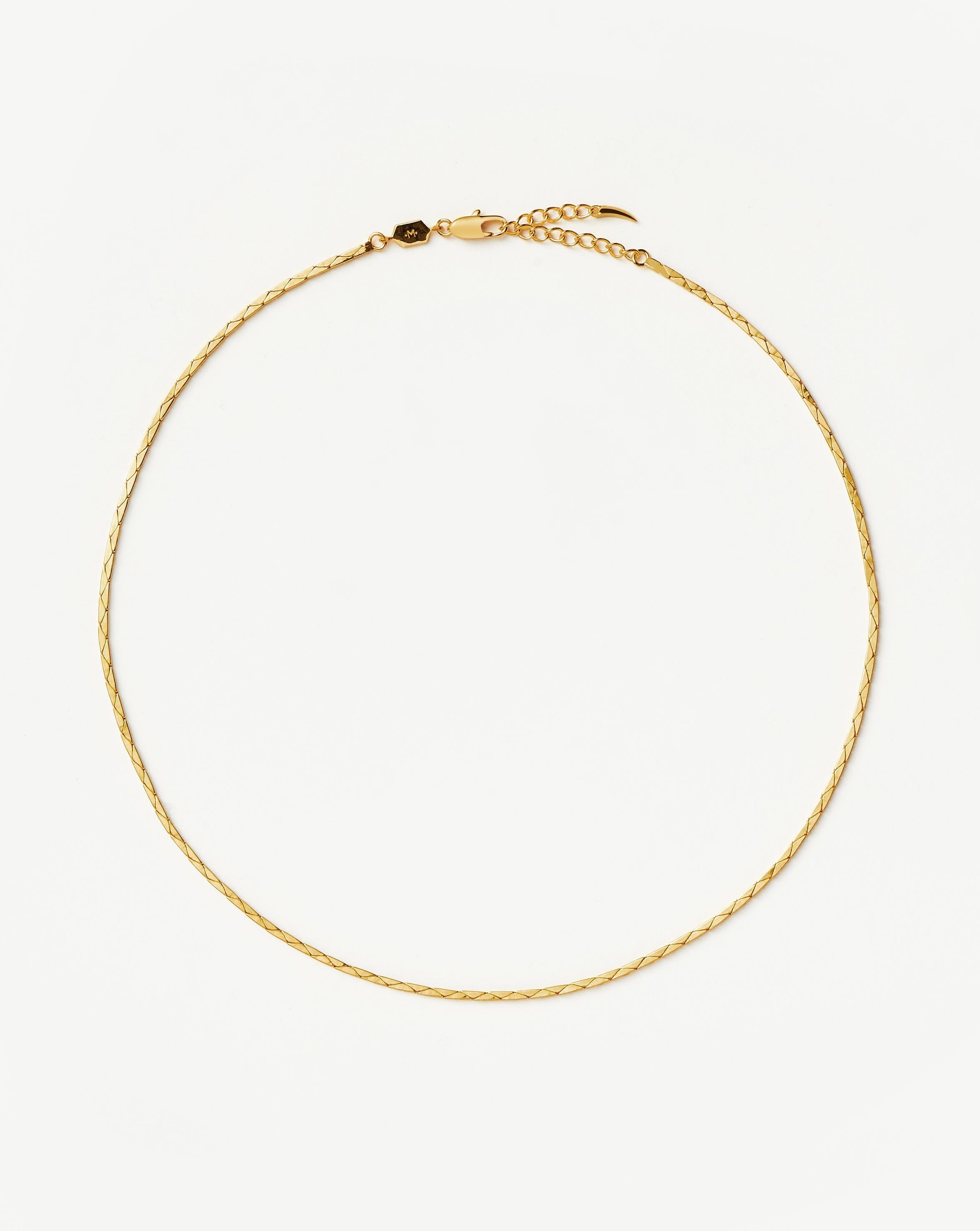 Lucy Williams Cobra Snake Chain Choker | 18ct Gold Plated