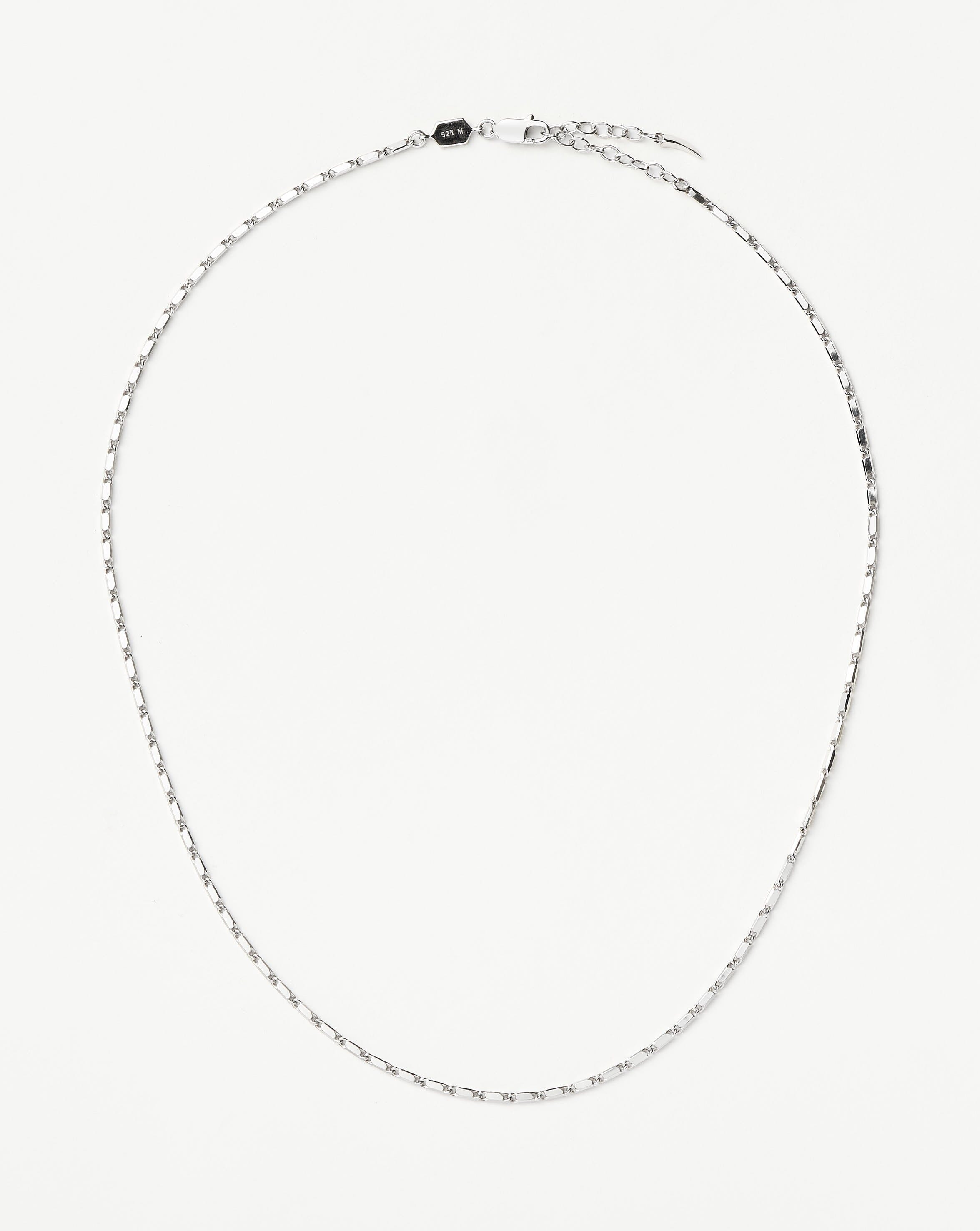 Lucy Williams Horizon Link Chain Necklace | Sterling Silver