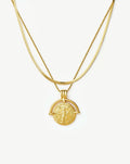 Lucy Williams Roman Arc & Snake Necklace Set | 18ct Gold Plated /  18ct Gold Plated Vermeil