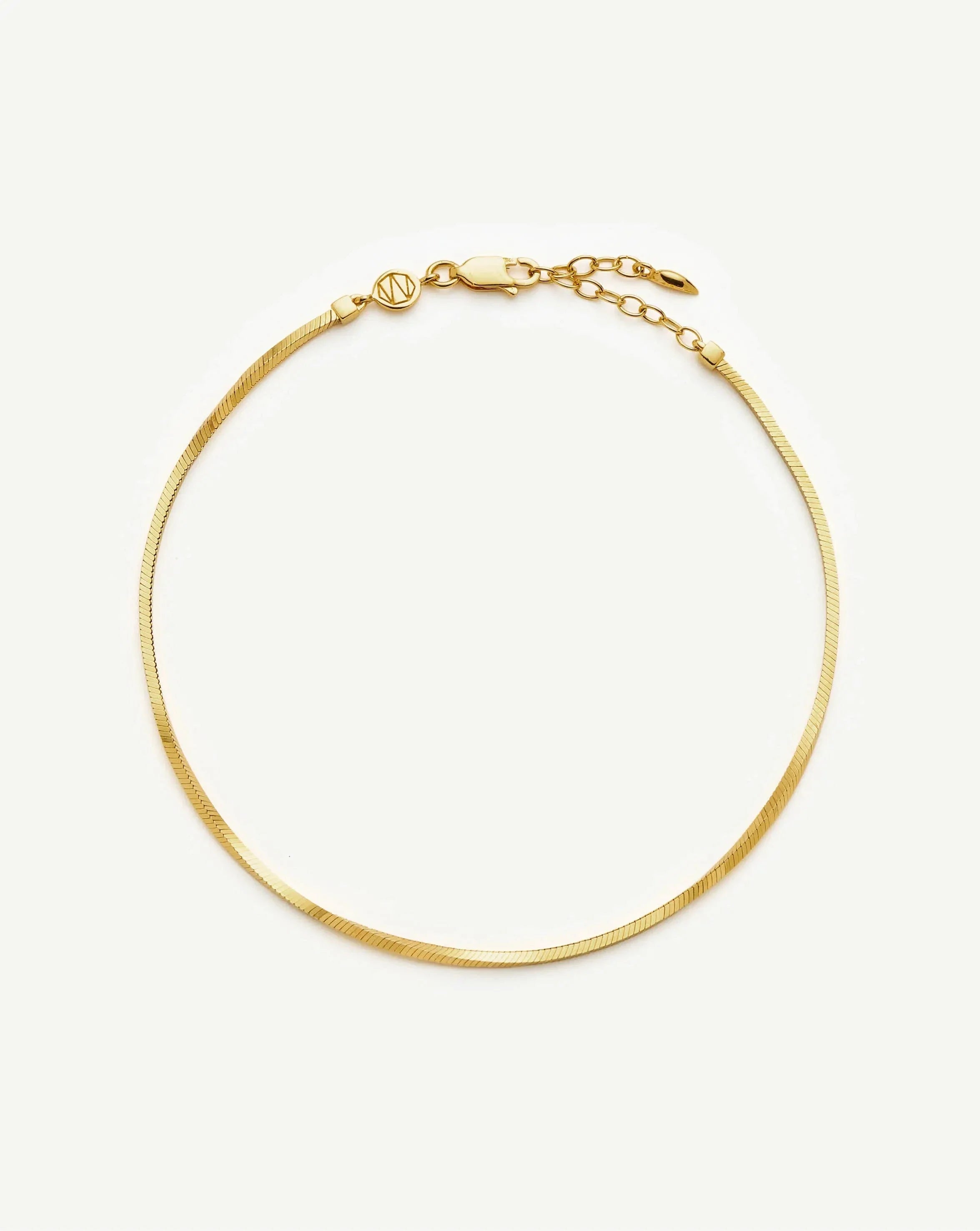 Lucy Williams Square Snake Chain Anklet