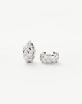 Lucy Williams Waffle Mini Hoop Earrings | Sterling Silver