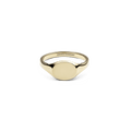 Classic Mini Signet Ring Gold