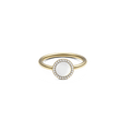 Audrey Ring Mother of Pearl Gold