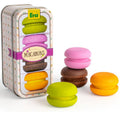 Tin of Wooden Macarons