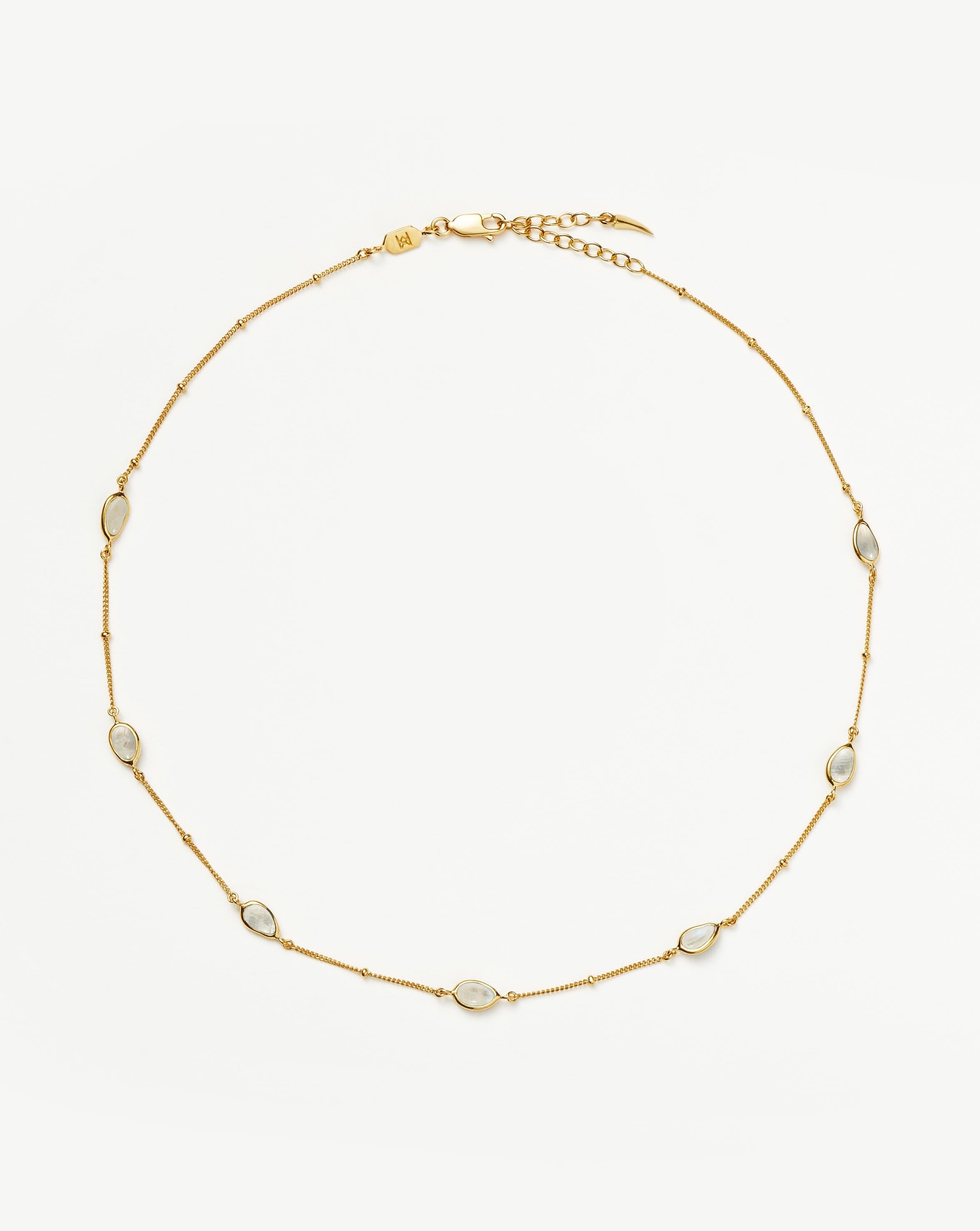 Magma Gemstone Charm Choker | 18ct Recycled Gold Vermeil on Recycled Sterling Silver