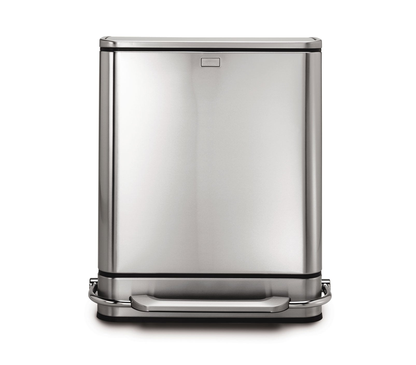 48L stainless steel bar recycler & trash can