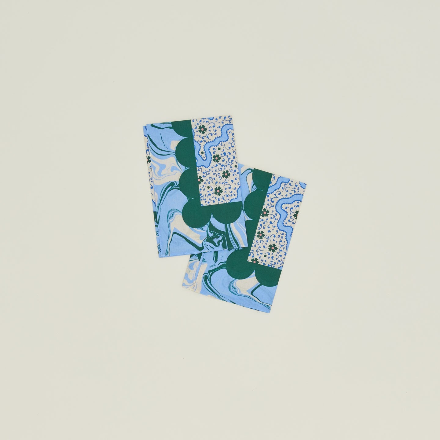 Mixed Floral Napkin, Set of 2 - Cornflower