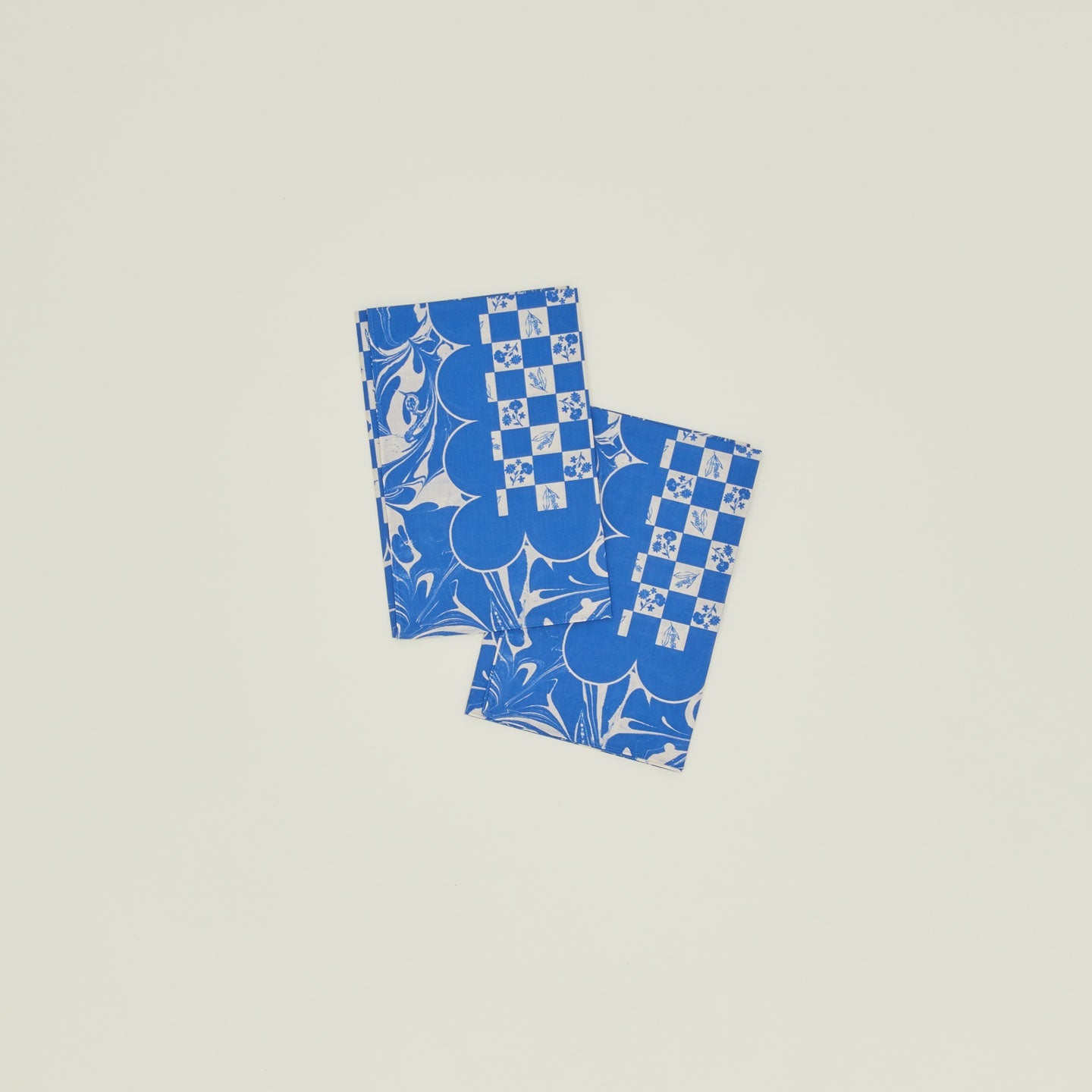 Mixed Floral Napkin, Set of 2 - Klein Blue