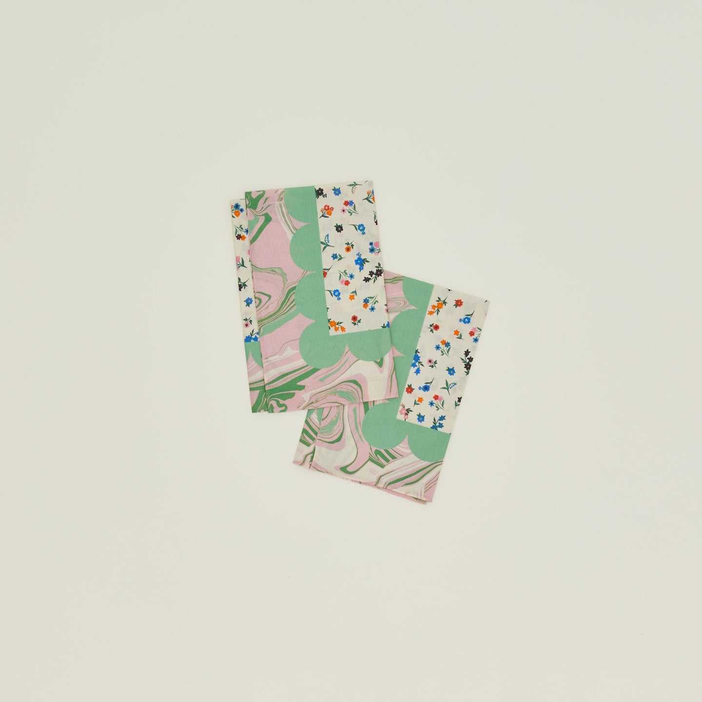 Mixed Floral Napkin, Set of 2 - Peony