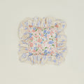 Ruffled Floral Cushion - Rose