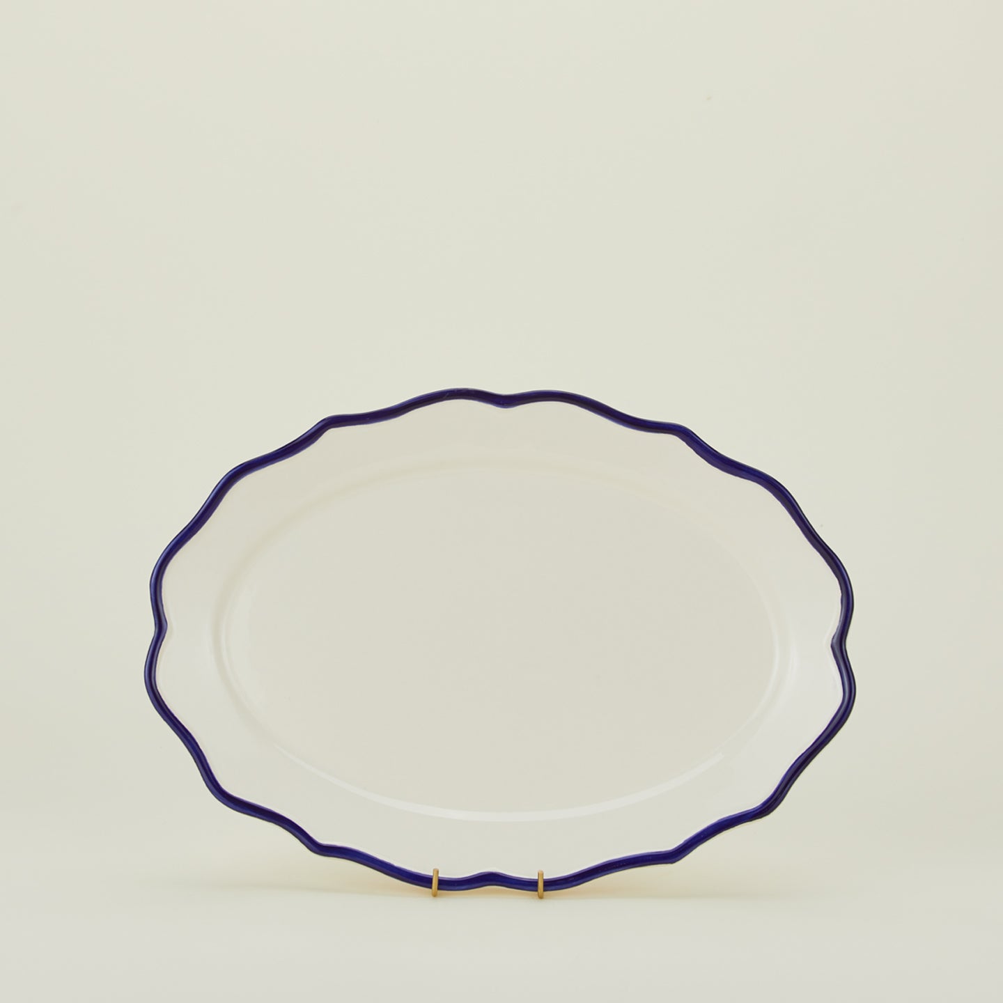 Ogee Edge Oval Platter - Blue