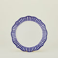Striped Edge Round Platter