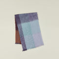 Plaid Mohair Throw - Cool Exploded Plaid