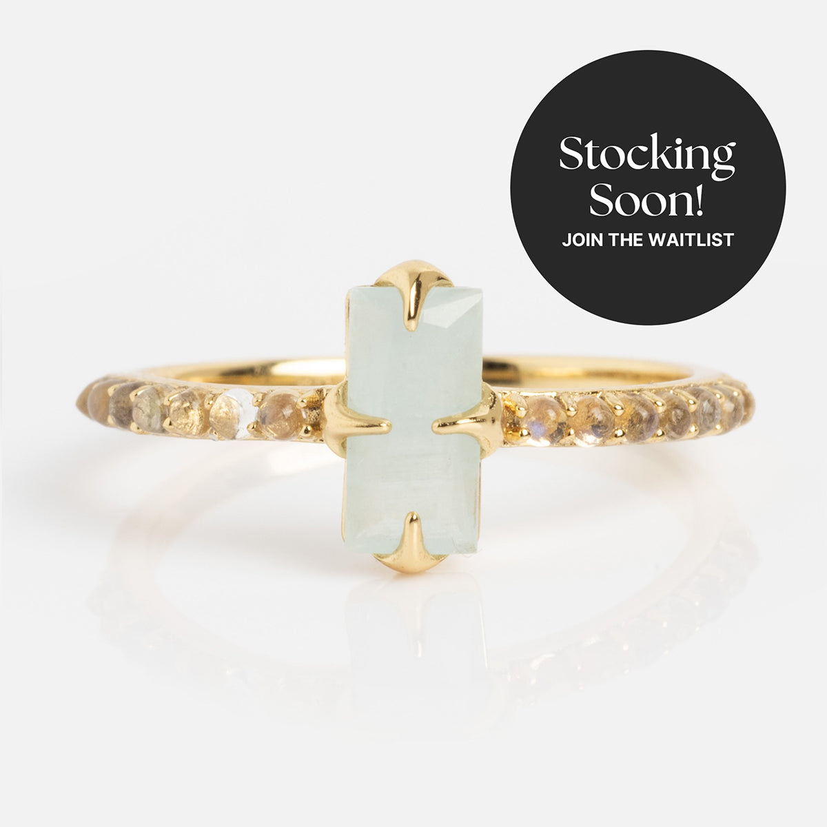 2026 March Capsule Delicate Aquamarine Solitaire Ring