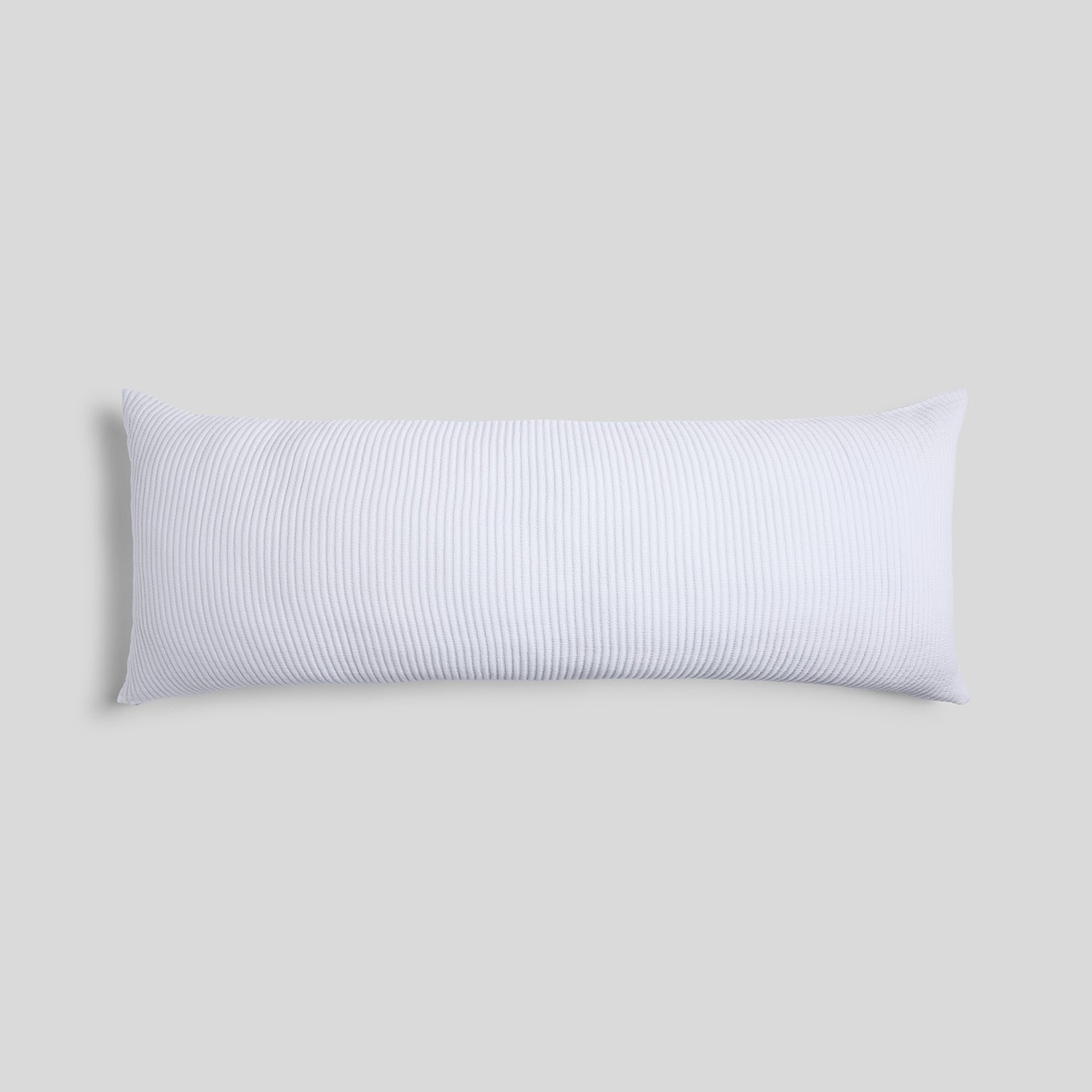 Matelasse Body Pillow Cover (White)