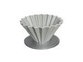 Matte Grey Origami Dripper with Base