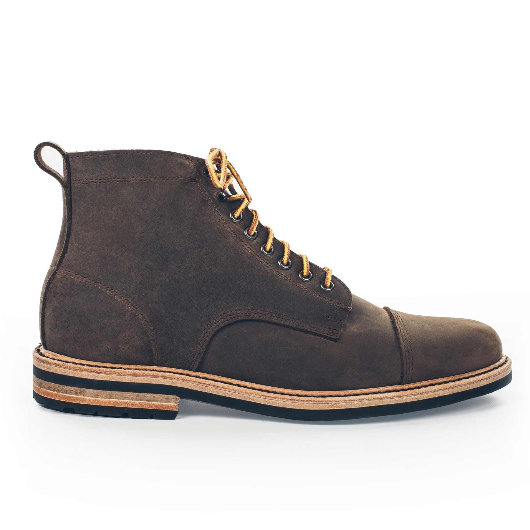 The Mark Boot in Flint Oiled Nubuck - Extra Widths