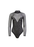 Mesh Long Sleeve Bodysuit