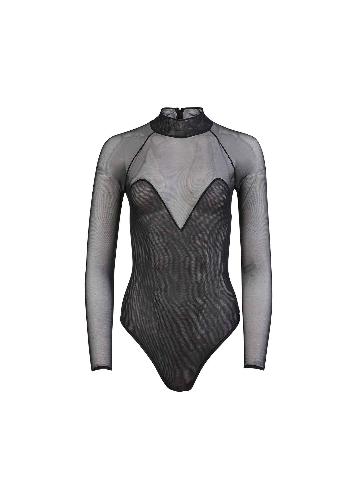 Mesh Long Sleeve Bodysuit