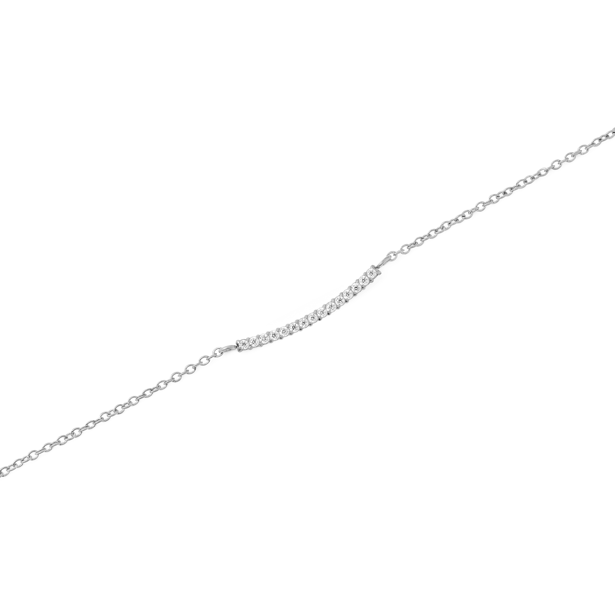 Mirelle Eternity Necklace Silver