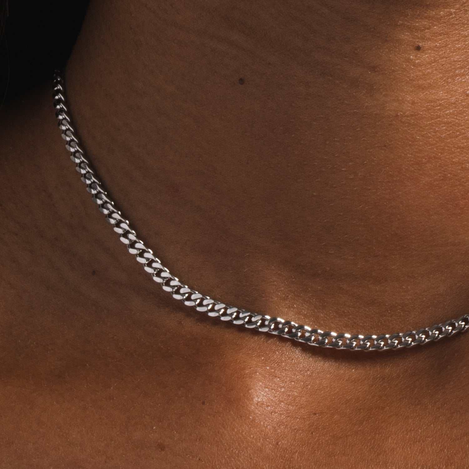 GLD 3MM Micro Cuban in White Gold